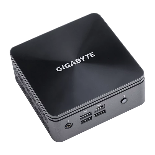 GIGABYTE PC BRIX, Intel Core i7 10710U 4.7GHz, 2xHDMI, LAN, WIFI, BT, COM. 2,5" HDD hely, 6xUSB 3.2